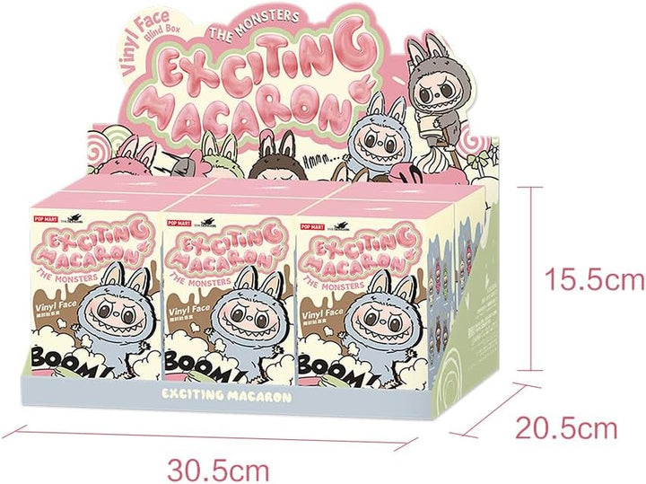 POP MART The Monsters - Exciting Macaron Vinyl Face 1PC Tasty Macarons 1PC, Tasty Macarons 1PC