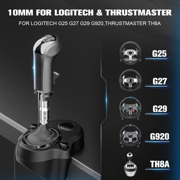 aikeec USB Shifter Knob PC, 18 Gänge PC Schalthebel Knob für Euro Truck Simulator 2 ATS ETS2, PC Tru