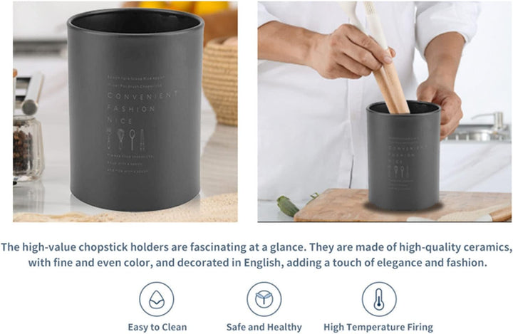 Herexty Edelstahl-Utensilienhalter - Rostfreier Küchenwerkzeug-Organizer, Heimutensilien-Organizer f