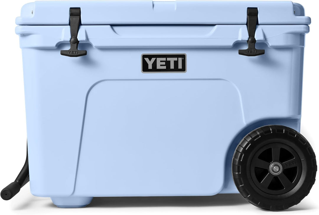 YETI Tundra Haul Wheeled Cool Box, Insulated Hard Cooler Big Sky Blue, Big Sky Blue