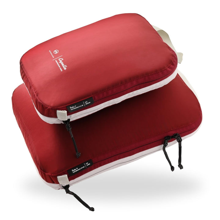 NORDKAMM® Profi-Packtaschen mit Kompression, Ultraleichtes Koffer-Organizer Set, Packing Cubes aus w