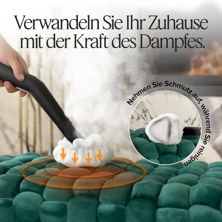 Dupray Neat Trockendampfreiniger (Neat + 27 Zubehörteile (inkl. 16 Bürstenmix)), Neat + 27 Zubeh