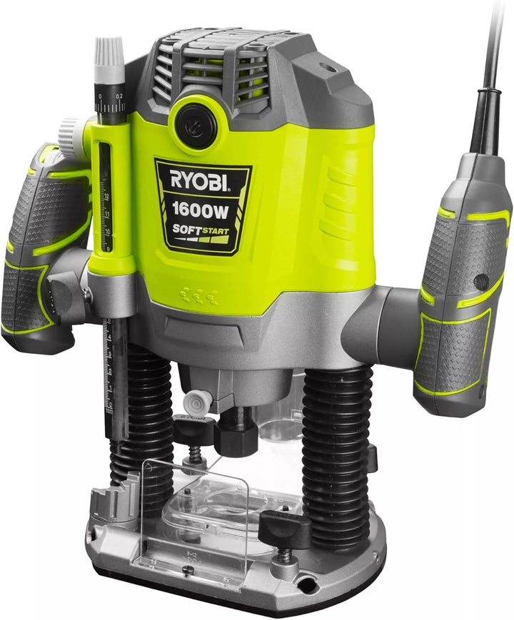 RYOBI RRT1600 – K – Oberfräse, 1600 W + 5 Fräsen