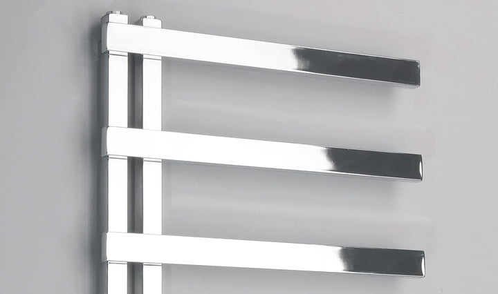 Home Badheizkörper „Nosy“ - Chrom - Moderner Design - Mittelanschluss 1/2“ - 500x800mm - Handtuchwär