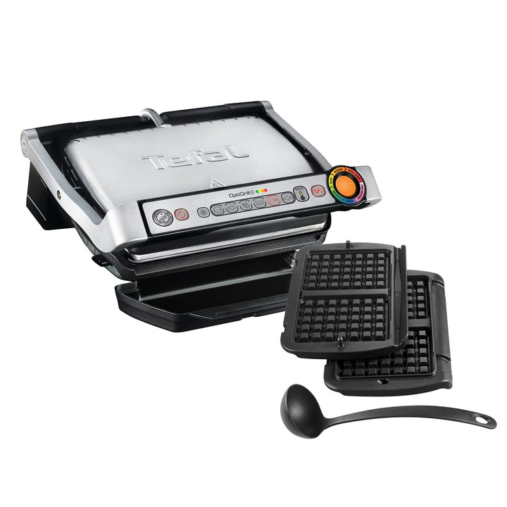 Tefal GC716D Kontaktgrill, Kunststoff, Schwarz, Metallisch, 401 x 229 x 450 mm