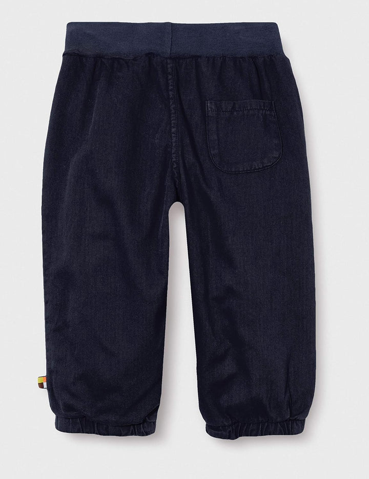 loud + proud Uni Kinder Gewebte, GOTS Zertifiziert Hose 62-68 Navy, 62-68 Navy