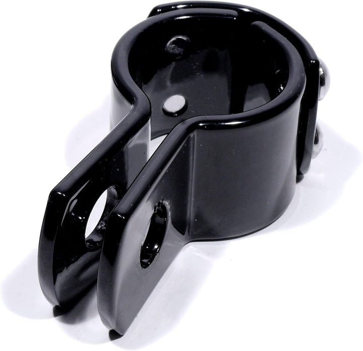 Befestigungsklemme 32 mm Schwarz Halterung 1¼ Zoll für Harley universal Sturzbügel Fussrasten Lenker