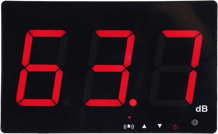 Zerodis Schallpegelmesser, 30~130dB 9,6 inches grosser LCD Bildschrim Display Wand Hängende Dezibel