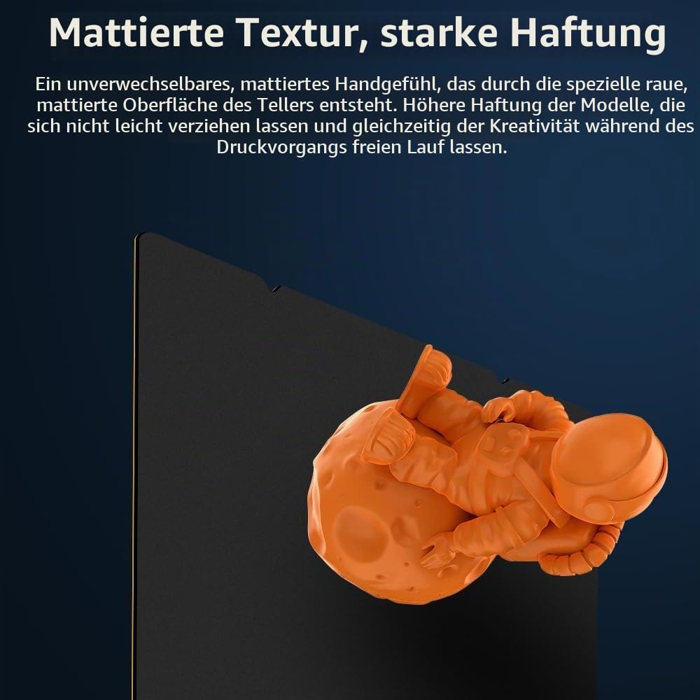 Creality Offiziell 2PCS Ender 3 V3 SE Bauplatte, 235x235mm PEI Blatt strukturierte Oberfläche flexib
