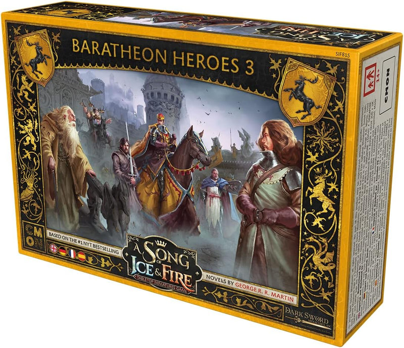 CMON | A Song of Ice & Fire – Helden von Haus Baratheon III | Erweiterung | Tabletop | 2 Spieler | A