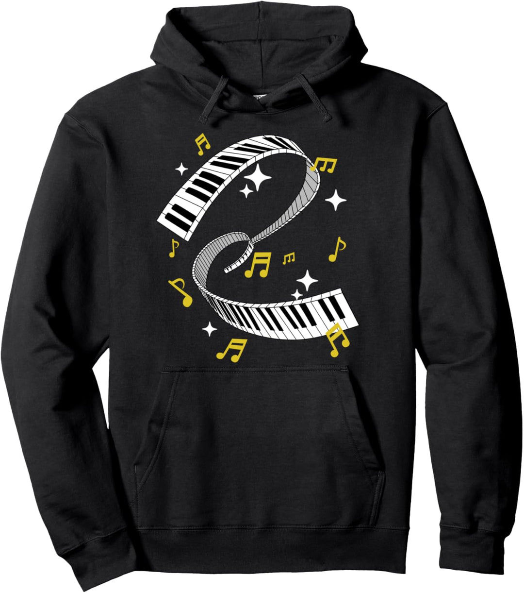 Klavier Pianist Musikinstrumente Keyboard Pullover Hoodie