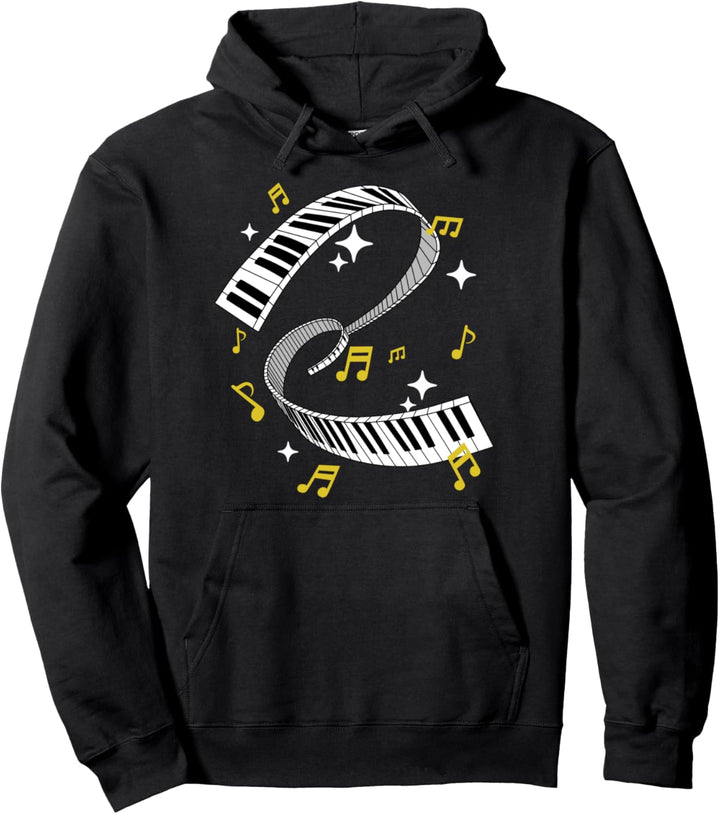 Klavier Pianist Musikinstrumente Keyboard Pullover Hoodie