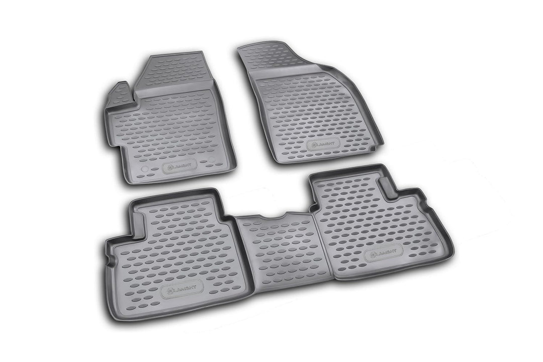 Element Passgenaue Premium 3D Gummimatten Fussmatten passend für Mazda 6 2007->, 4 TLG. (grau) MAZDA