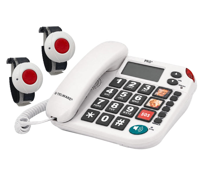 PRO (Weltneuheit) Silence SOS Technik/SOSParam.einstellb./2026er Modell Haus Notruf Seniorentelefon