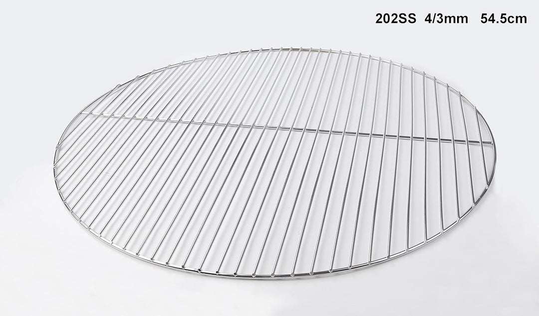 HeRo24 Edelstahl Grillrost 54,5 cm 4/3 mm für Kugelgrill 55-56 - 57 cm auch für Weber 57