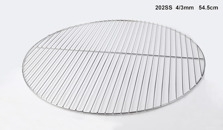 HeRo24 Edelstahl Grillrost 54,5 cm 4/3 mm für Kugelgrill 55-56 - 57 cm auch für Weber 57