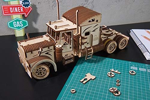 UGEARS LKW-Bausatz – Schweres Jungen-LKW-Modell als Geschenk zum Vatertag – Miniatur-Sperrholz-DIY-M