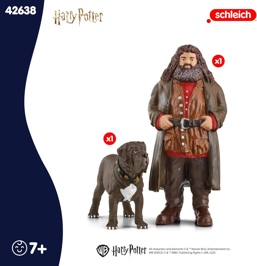 schleich 42638 Hagrid &amp; Fang, ab 6 Jahren, Harry Potter - Spielfigur, 8 x 11,5 x 13 cm, Mehrfarbig/M