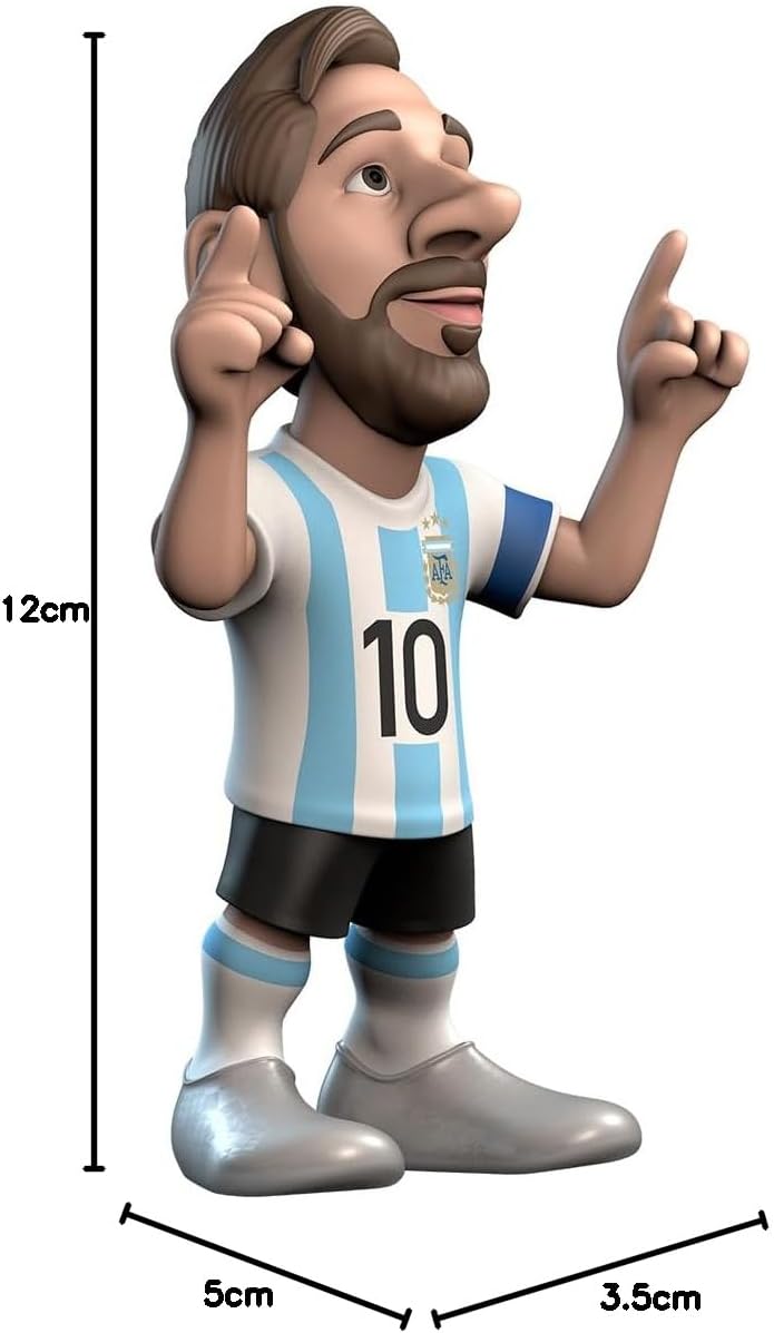 MINIX - Football Stars #173 – AFA Argentinien – Messi 10 – Sammelfigur, 12 cm