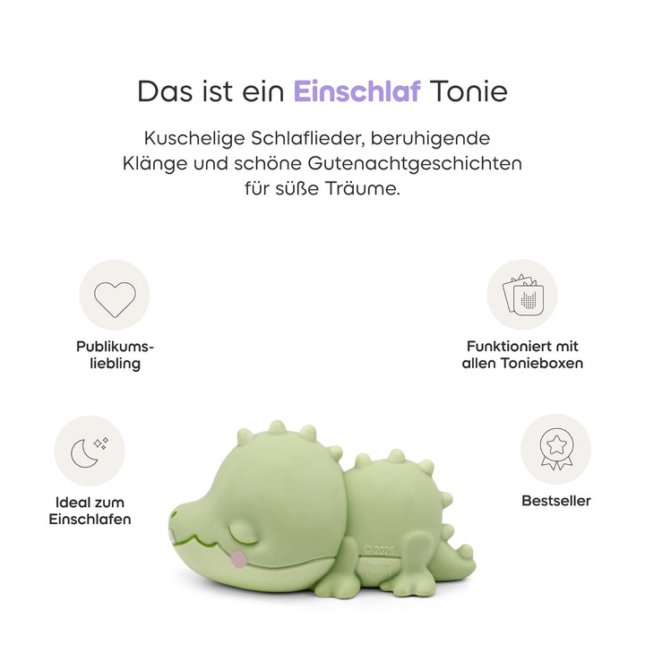 tonies Hörfigur für Toniebox, Schlummerbande – Schlummerkrokodil: Eine Gutenachtgeschichte aus dem S