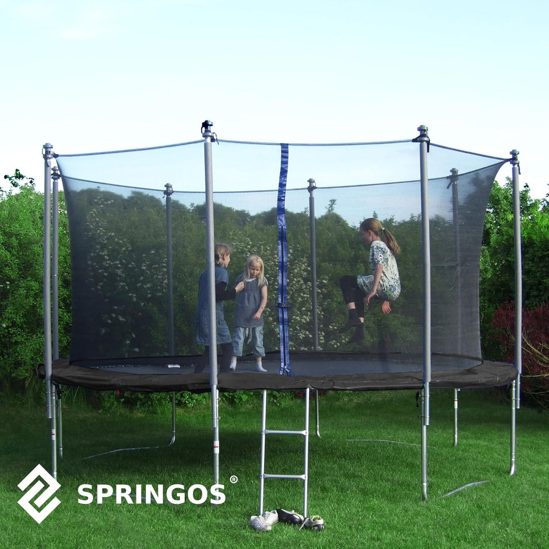 SPRINGOS Trampoline Randpolster Umrandung Ersatzteile für Trampoline Schwarz 366 cm, Schwarz 366 cm