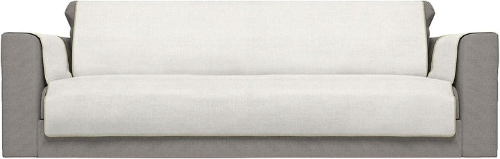 Italian Bed Linen CD-COMFORT-PANNA-4P Komfort-Antigleiten-Sofa-Decke,4 Plätze, Creme 4 Plätze Creme,