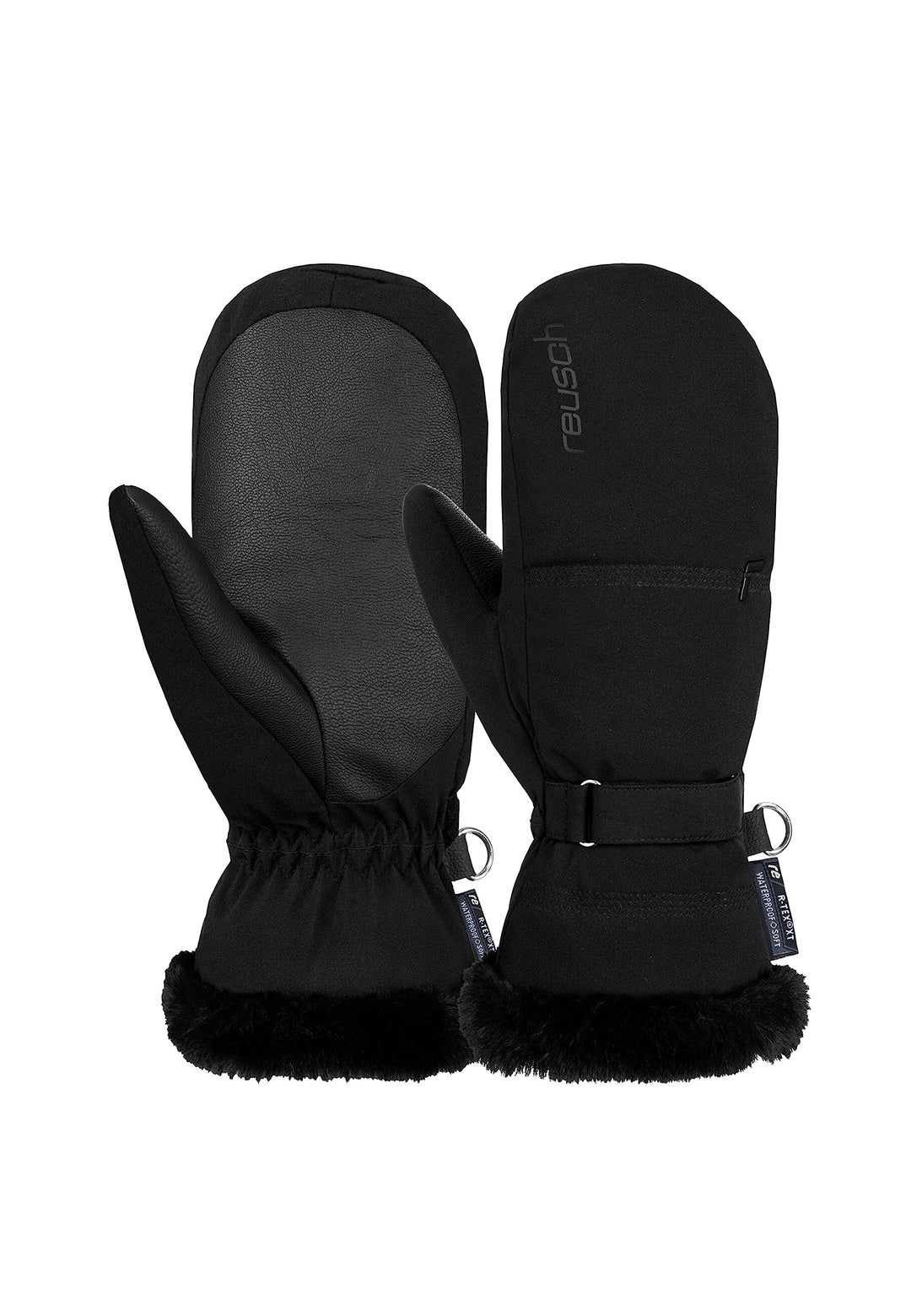 Reusch Damen Fäustlinge Luna R-tex Xt Mitten Warm, Wasserdicht, Atmungsaktiv 7.5 Schwarz, 7.5 Schwar