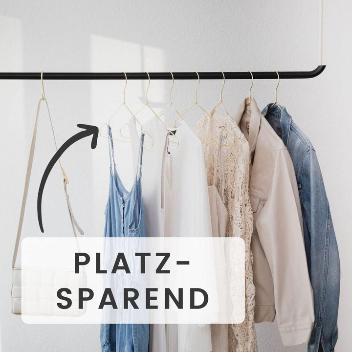 Kleiderstange zur Deckenmontage - 70 cm, Kupfer Kupfer 70 cm, Kupfer 70 cm