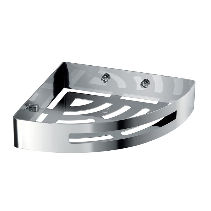 Gedy Hanoi Eck-Duschregal aus Edelstahl AISI 304, poliert Angular Silber, Angular Silber