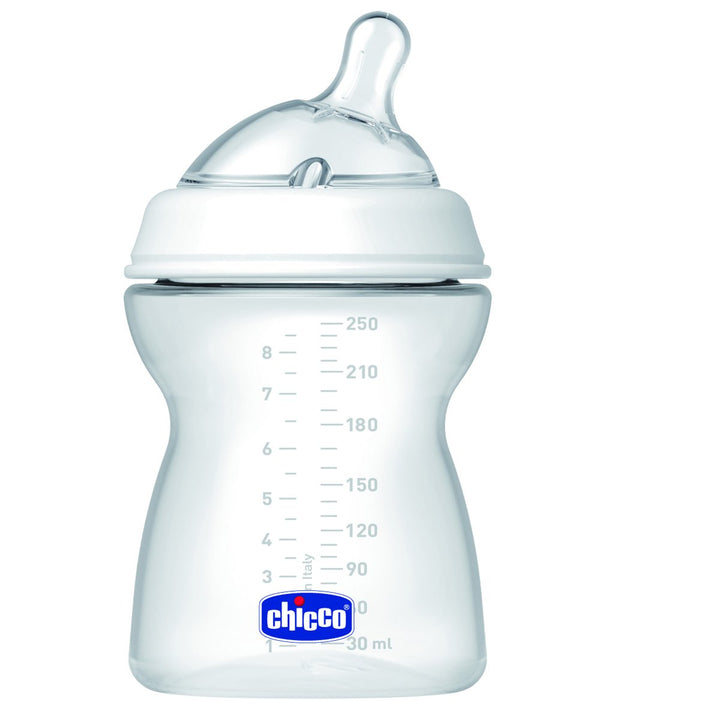 Chicco naturalfeeling – Komplettes Set Start mit Flaschen, Sauger Schnuller und Bürste, 0 m +
