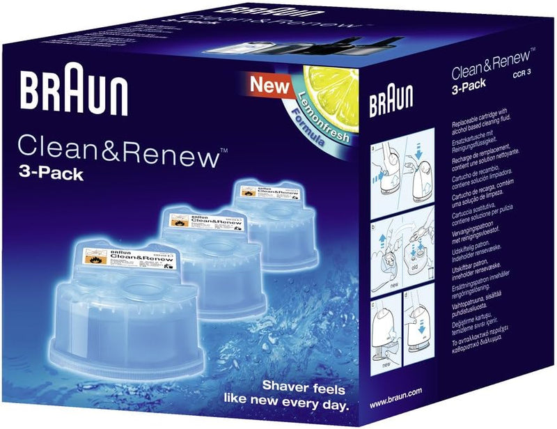 Braun Clean & Renew Cartridge 3-Pack