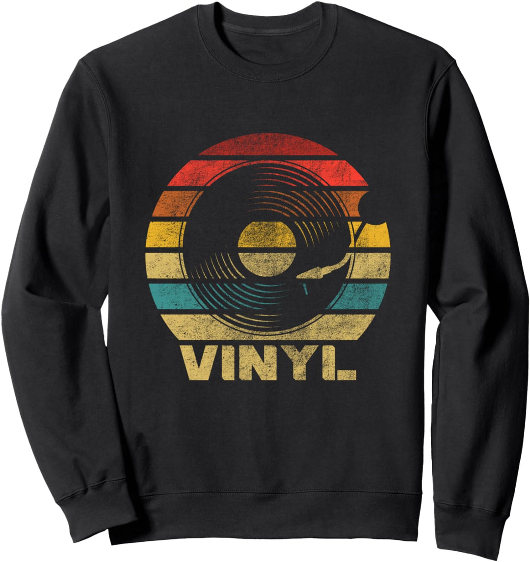 Retro Vinyl Vintage Schallplatte Sweatshirt