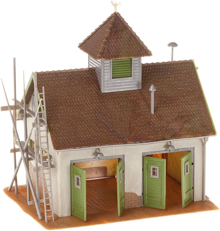 FALLER 130268 - Ländliches Feuerwehrhaus, 13.9 x 3.7 x 22.4 cm
