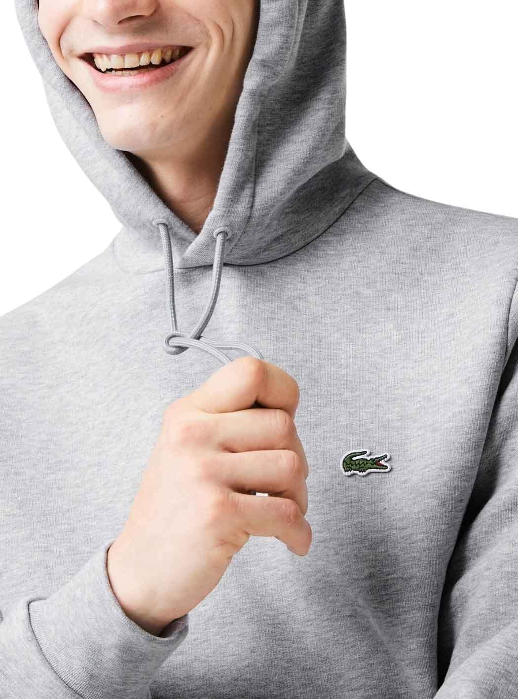 Lacoste Herren Sweatshirts S Chinesisches Silber., S Chinesisches Silber.