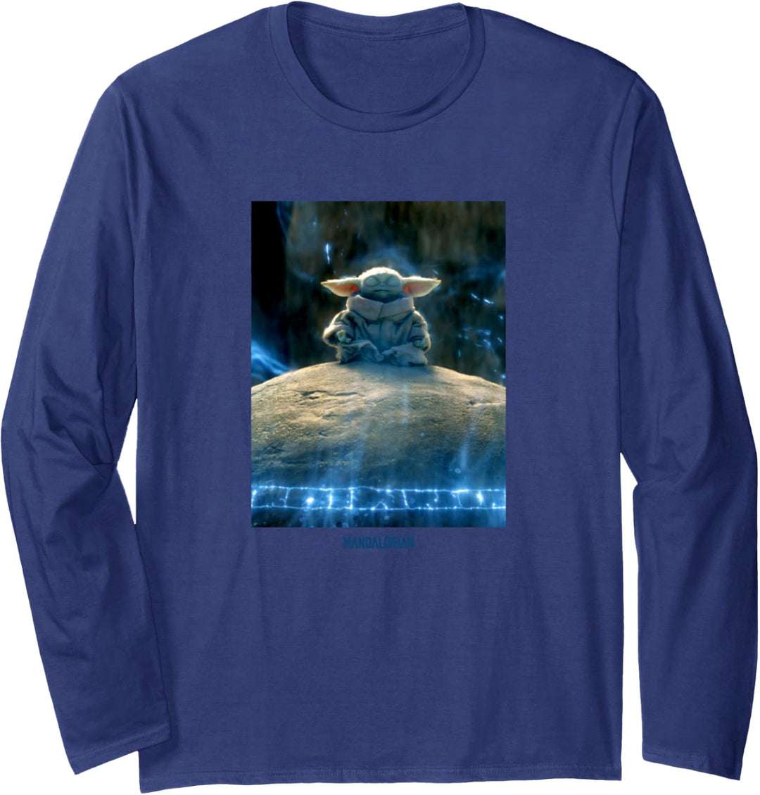 Star Wars: The Mandalorian Grogu Jedi Temple R14 Langarmshirt