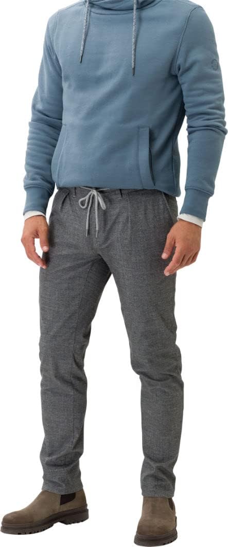 BRAX Herren Style Fabio K Woolook Hose 32W / 30L Grau (Graphit 05), 32W / 30L Grau (Graphit 05)