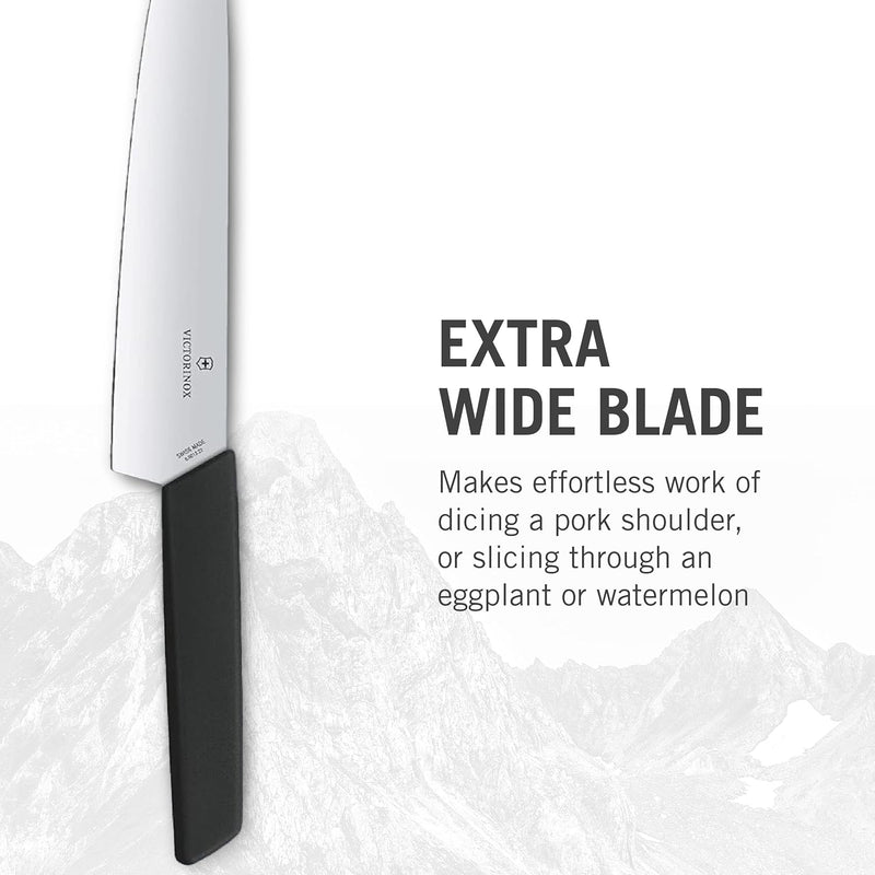 Victorinox, Swiss Modern, Profi Tranchiermesser, Extra Scharfe Klinge, gerader Schliff, 22 cm, Robus