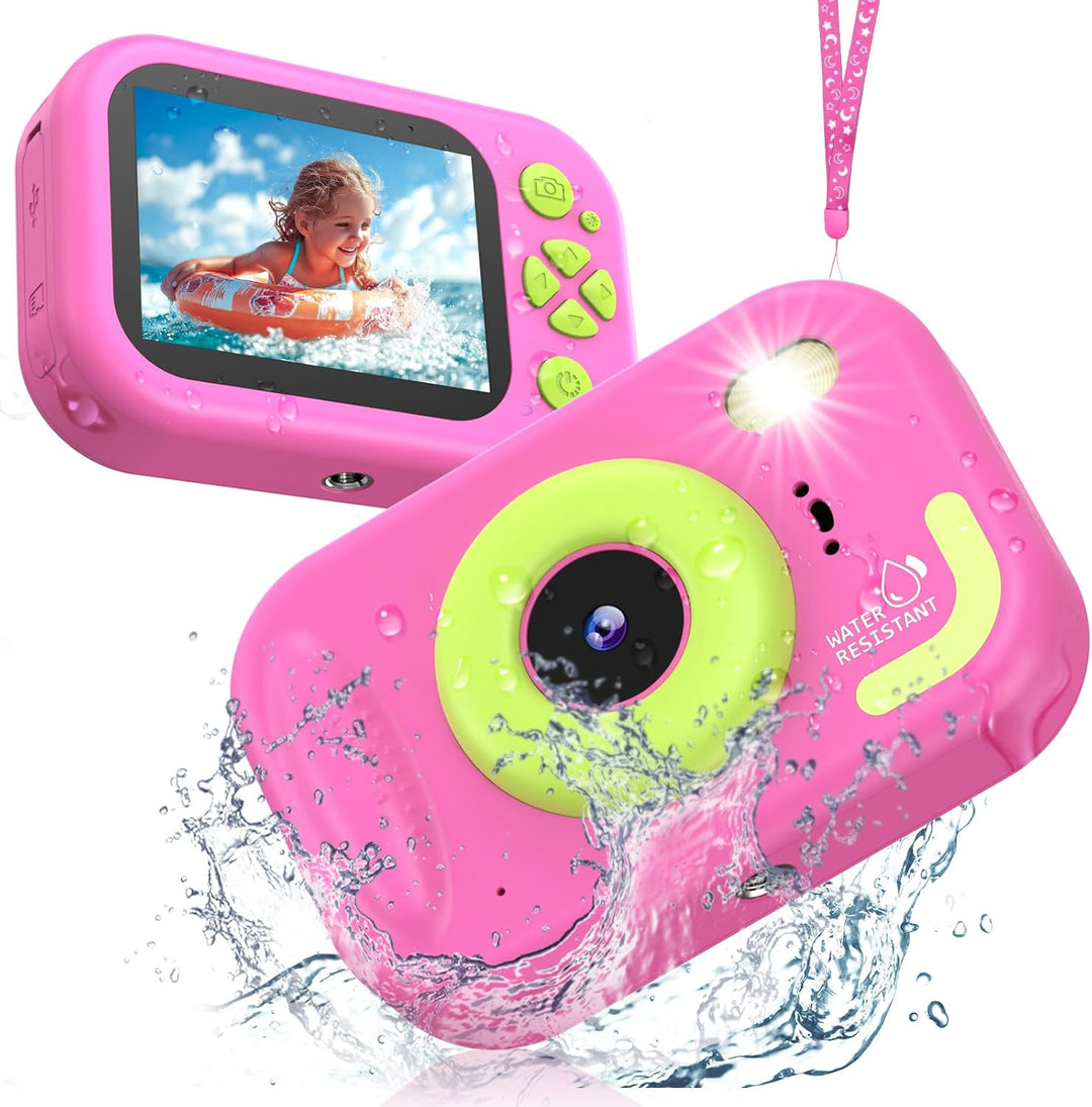 wasserdichte Kamera für Kinder, 48MP 1080P Kinderkamera Digitalkamera Unterwasser Kamera Kinder mit