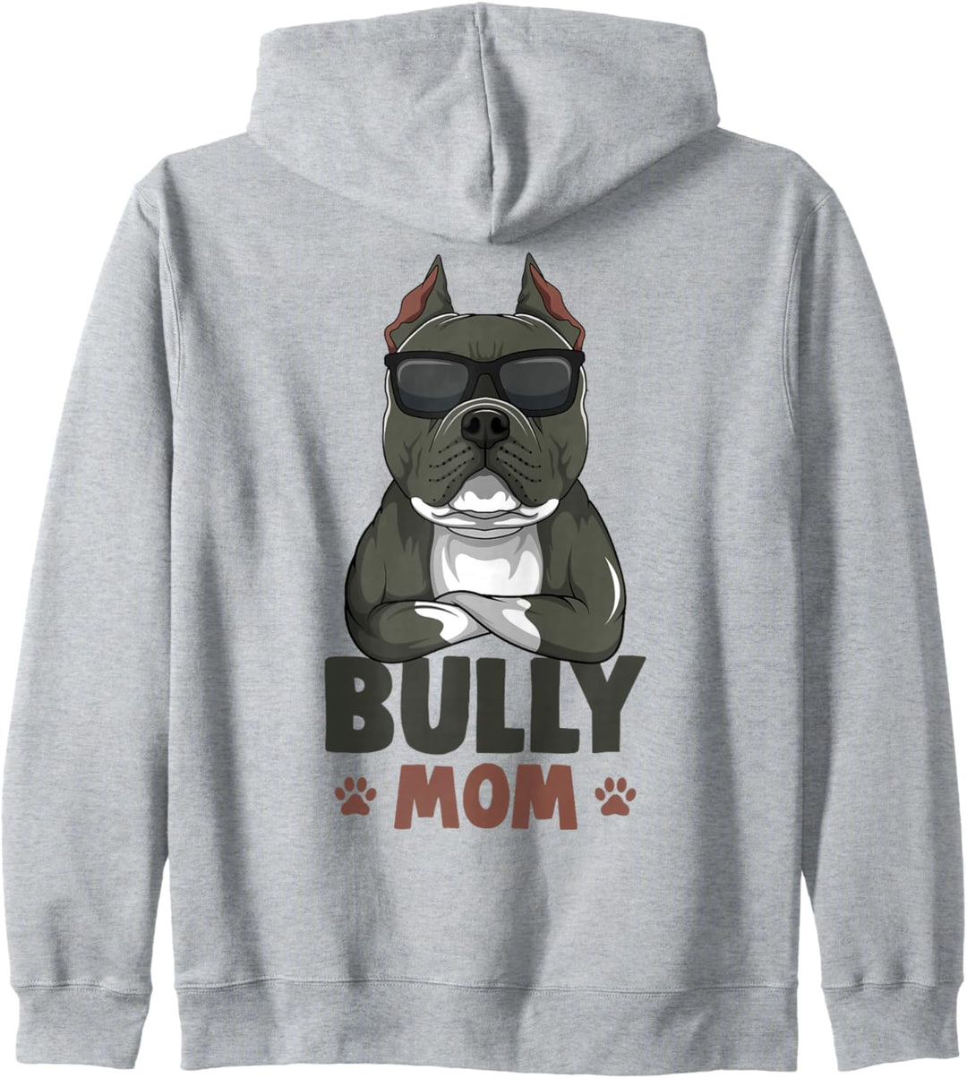 American Bully Mom Hunde Mama Damen Kapuzenjacke