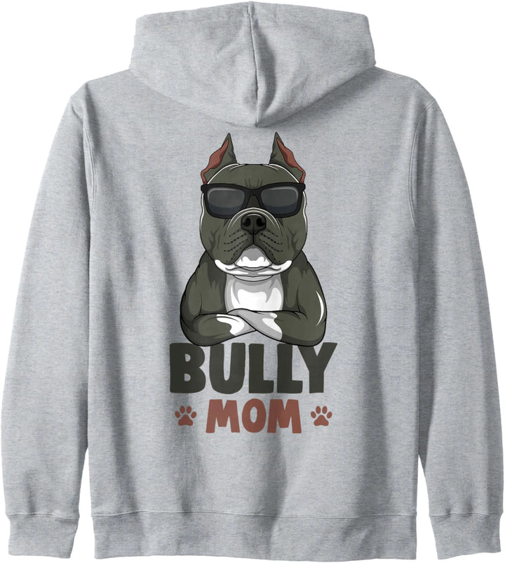 American Bully Mom Hunde Mama Damen Kapuzenjacke