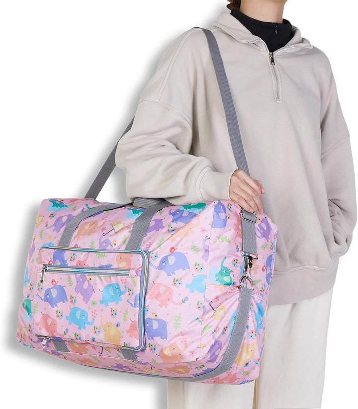 Arxus Grosse Faltbare Reisetasche Tragen Sie die Reisetasche am Wochenende über dem Gepäck mit Schul