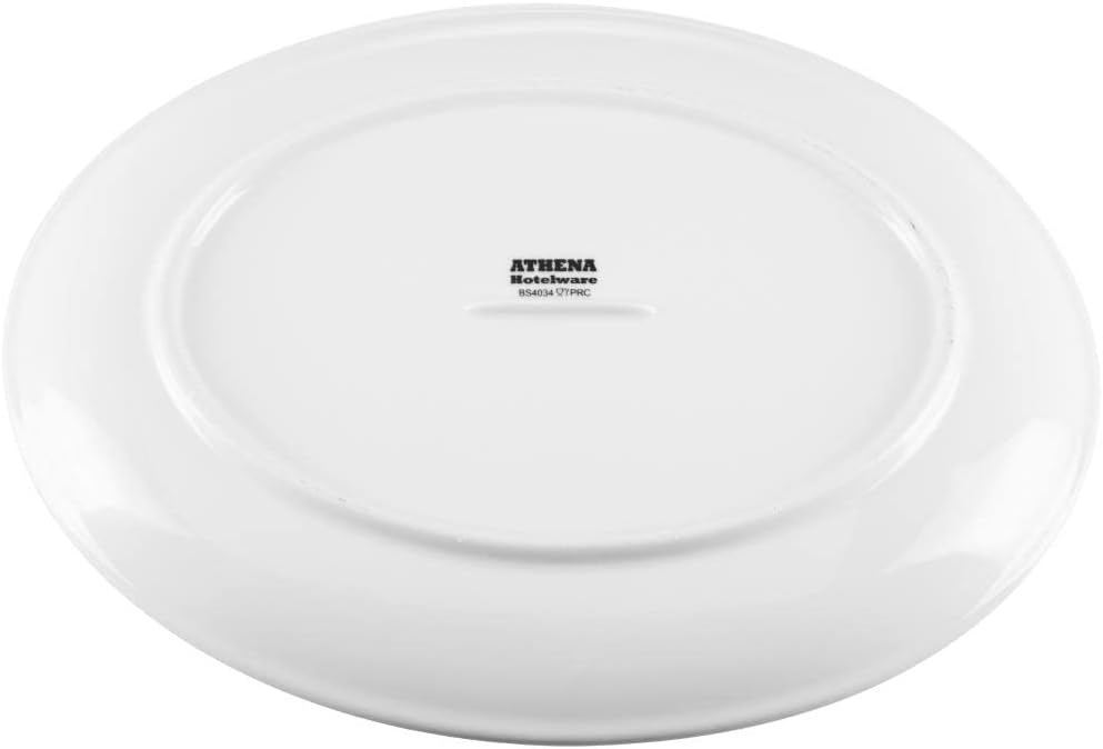 Athena Hotelware CC212 Coupe Platte, oval, 30,5 cm (Pack von 6),Weiss 30.5 cm Geschirr, 30.5 cm Gesc