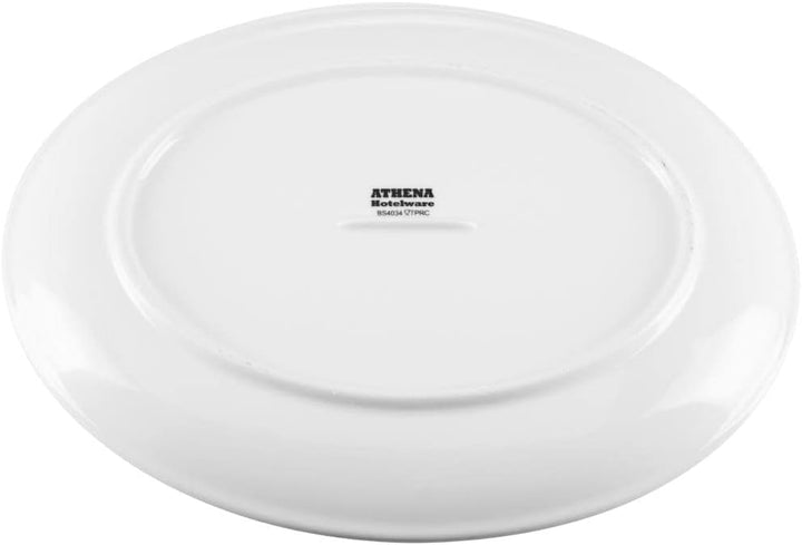 Athena Hotelware CC212 Coupe Platte, oval, 30,5 cm (Pack von 6),Weiss 30.5 cm Geschirr, 30.5 cm Gesc