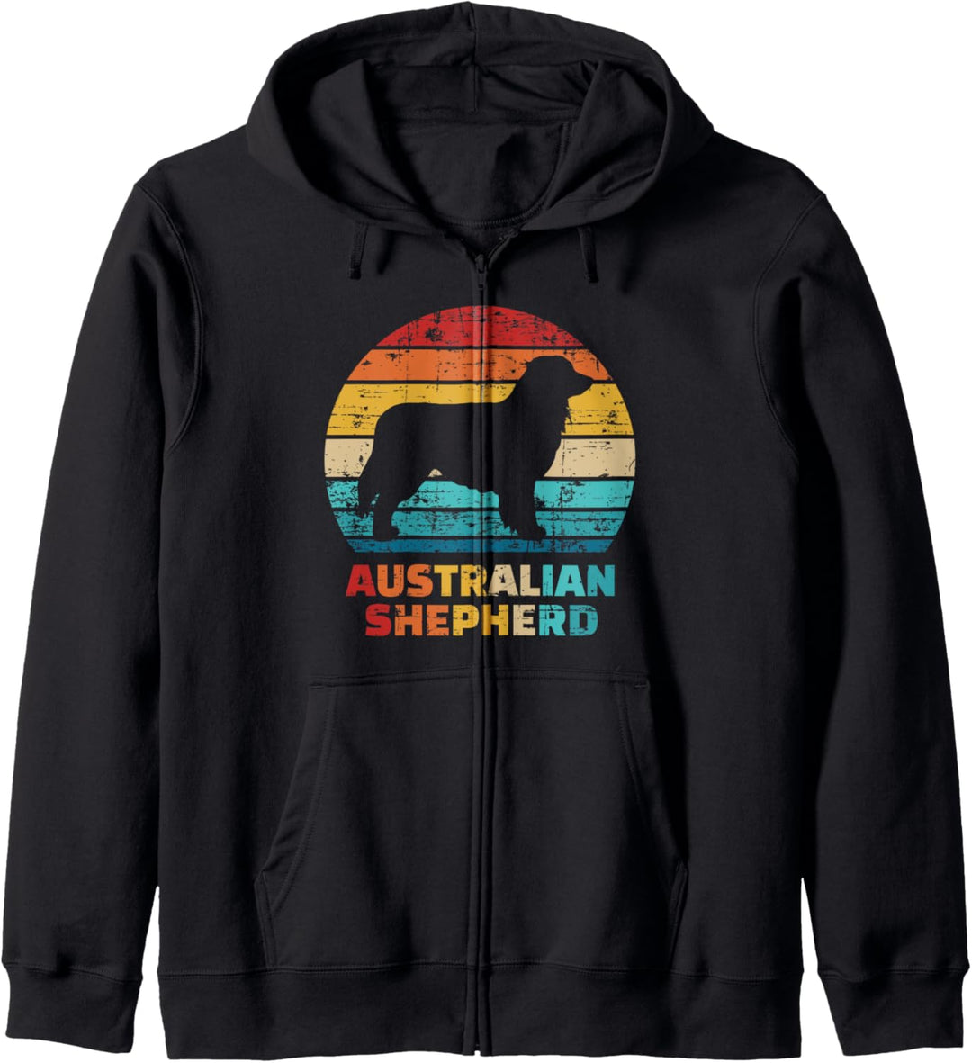 Australian Shepherd vintage Kapuzenjacke