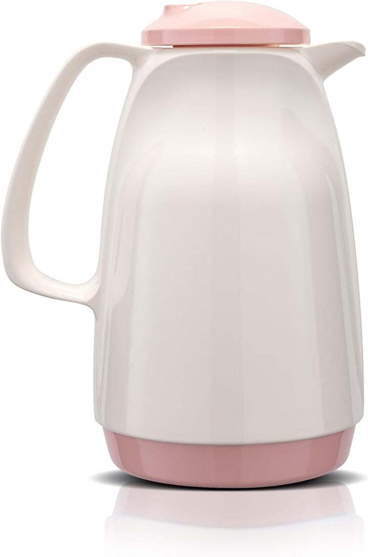 ROTPUNKT Isolierkanne 220 Bella 1,0 l | Zweifunktions-Drehverschluss | BPA Frei- gesundes Trinken |