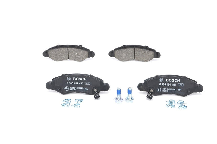 Bosch BP299 Bremsbeläge - Vorderachse - ECE-R90 Zertifizierung - vier Bremsbeläge pro Set