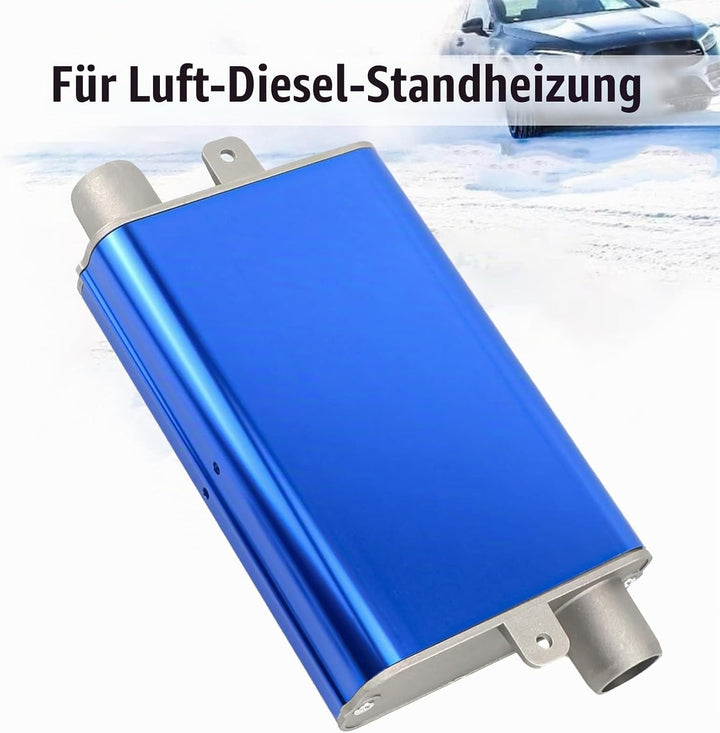 AbgasschalldäMpfer für Parkheizung Schalldämpfer Set, Auspuff Schalldämpfer Kit für Diesel Heizung,