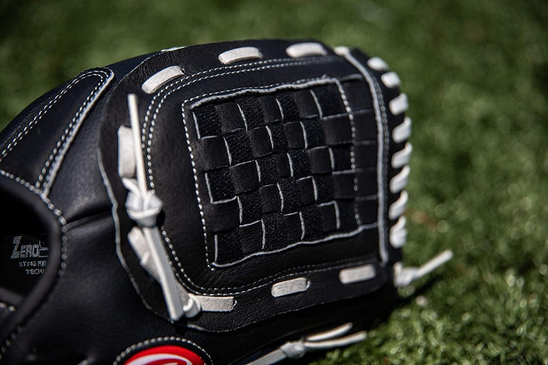 Rawlings RSB Erwachsene Slowpitch Softball Glove Serie Rechte Hand Wurf 30,5 cm – Korbgeflecht Schwa