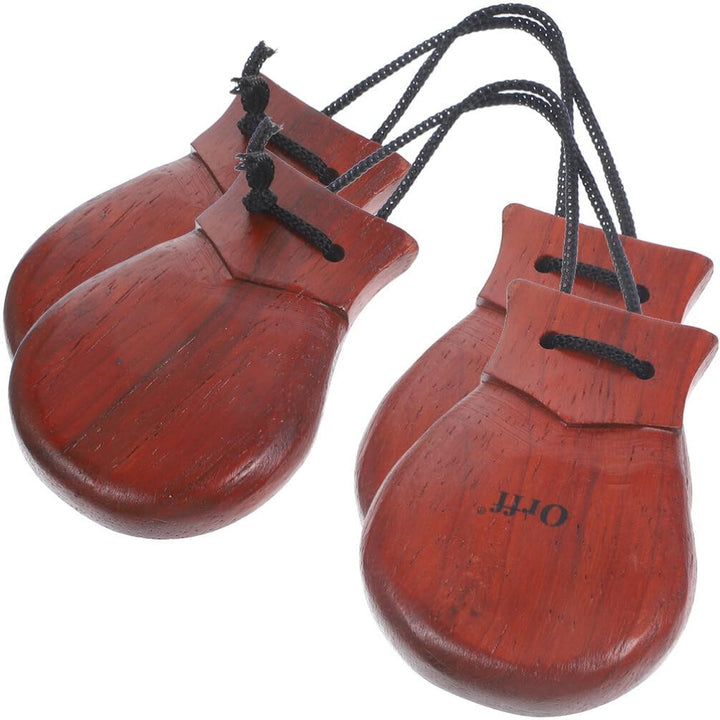 VALICLUD Spanische Kastagnetten Für Erwachsene Musikinstrument Traditionelles Spanisches Finger-Flam