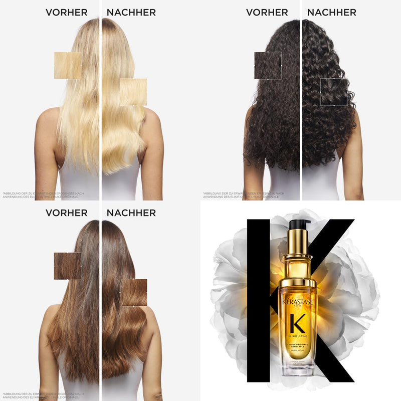 Kérastase Haaröl für trockenes Haar, Pflegend und nährend für mehr Glanz, Hitzeschutz und Anti-Frizz